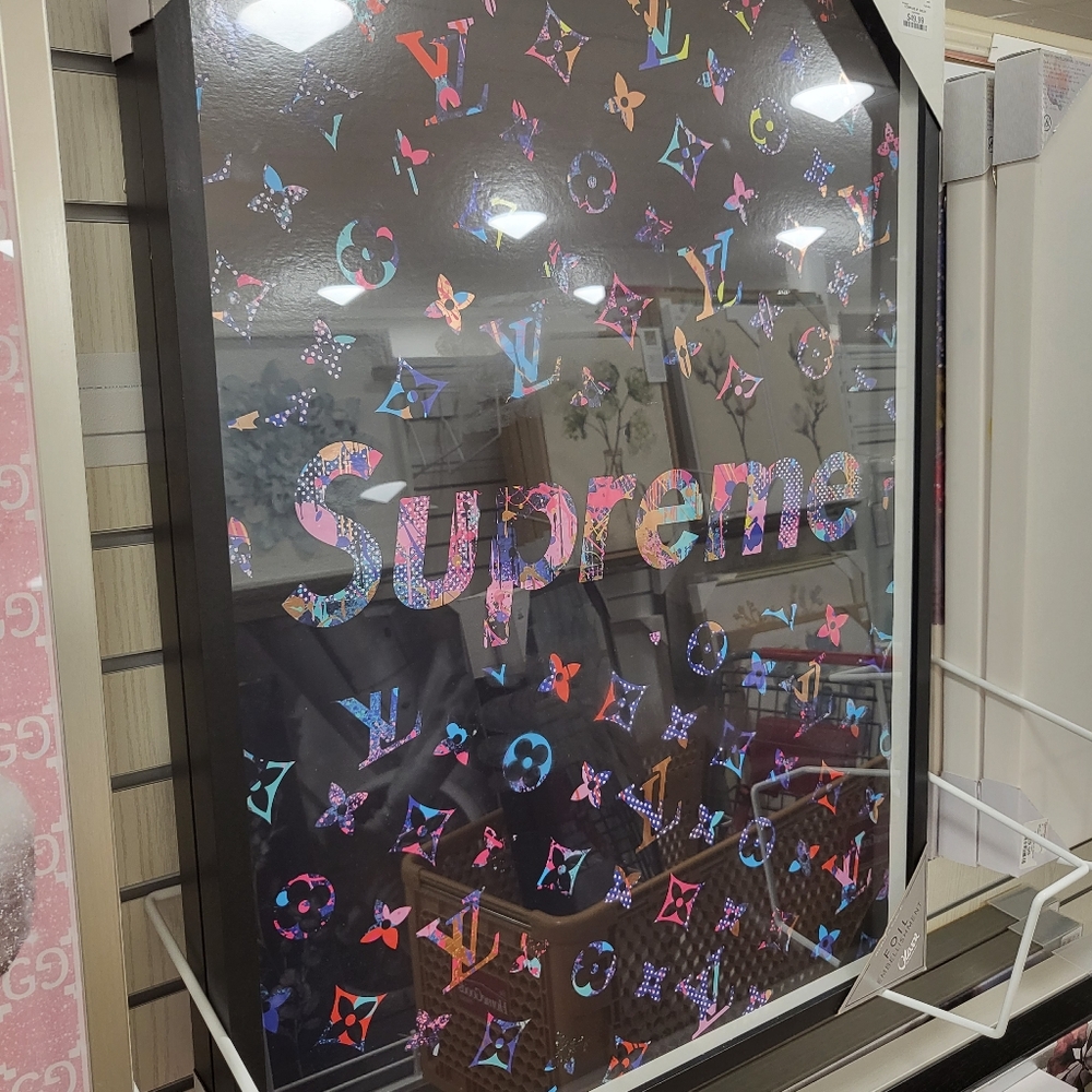 Supreme x Louis Vuitton Wall Art